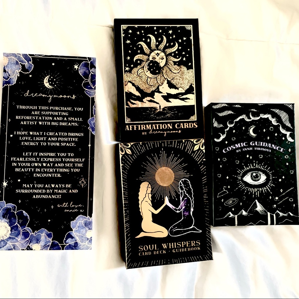 DreamyMoons Affirmation/Soul Whisper/Cosmic Guidance Cards
